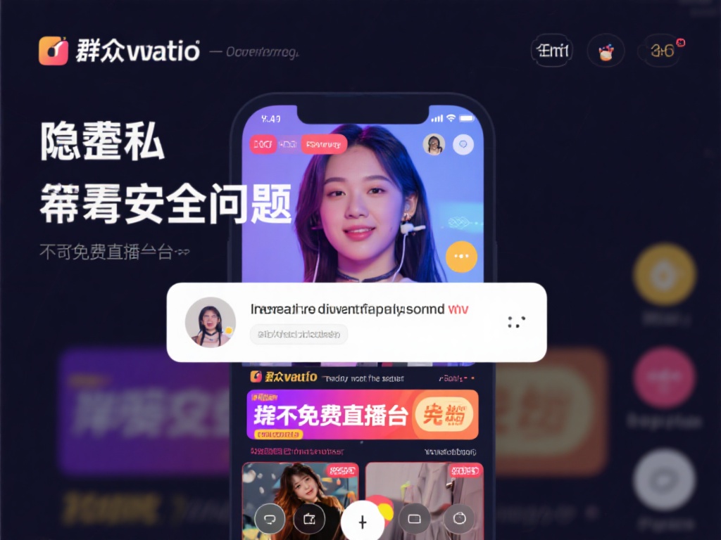 隐私与安全问题：不少免费直播平台可能会包